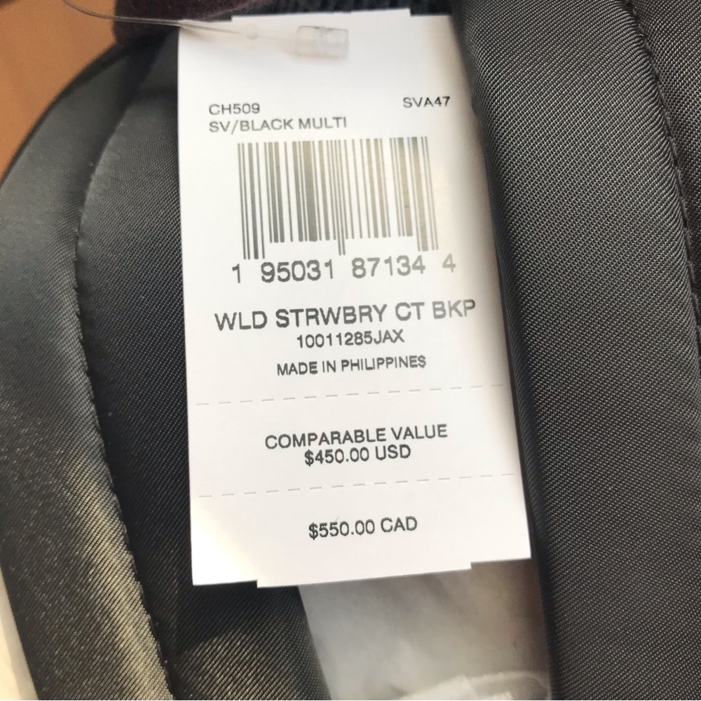 🍓Coach Court Backpack With Wild Strawberry Print - Picture 9 of 13